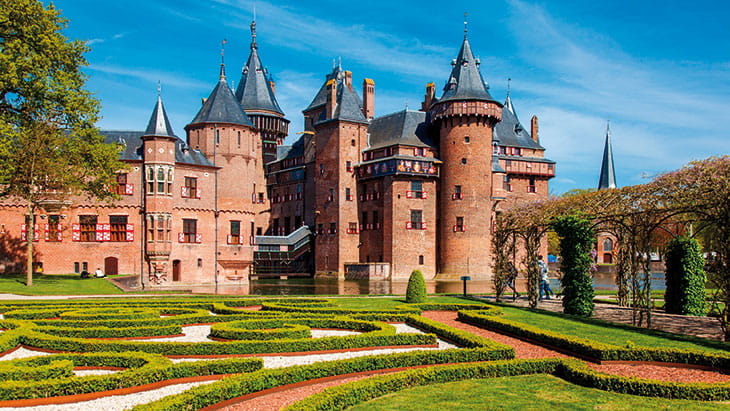 Castle De Haar, the largest castle in the Netherlands